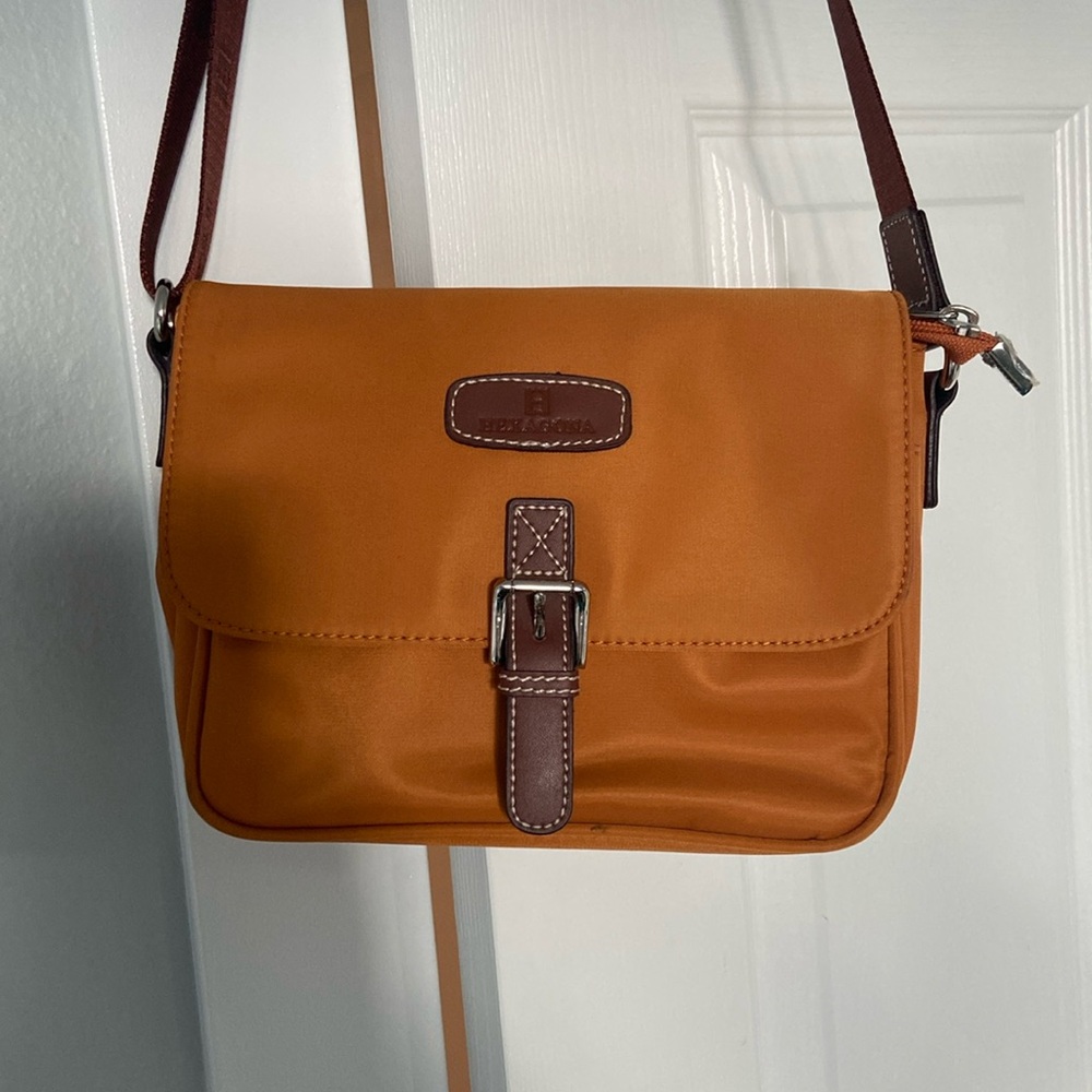 Hexagona  cross body Bag new no tag multiple compartments nylon material
